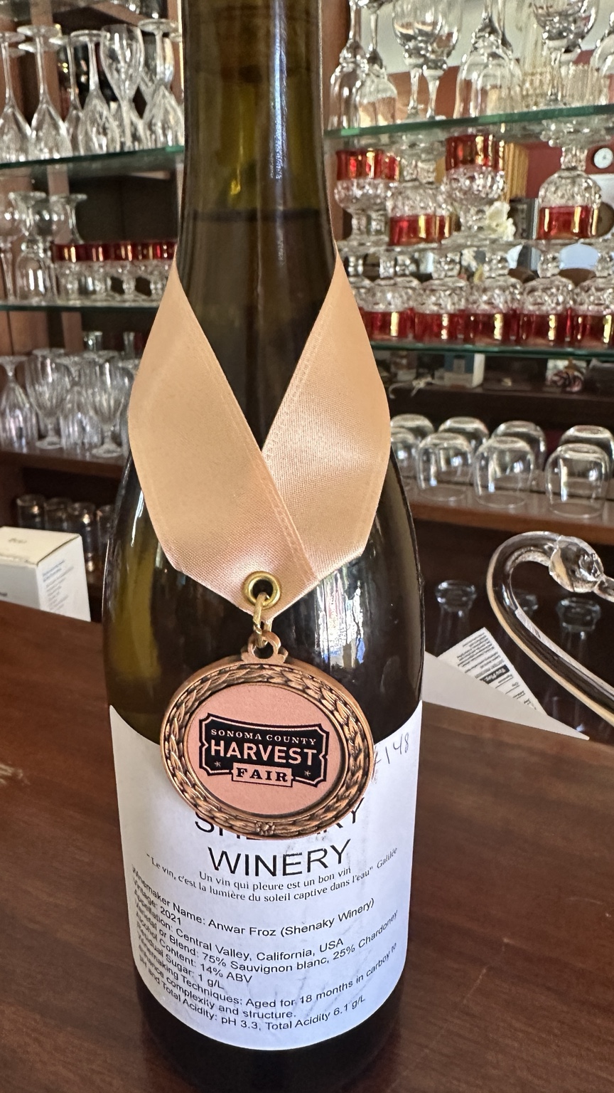 Selected wine competition recognition